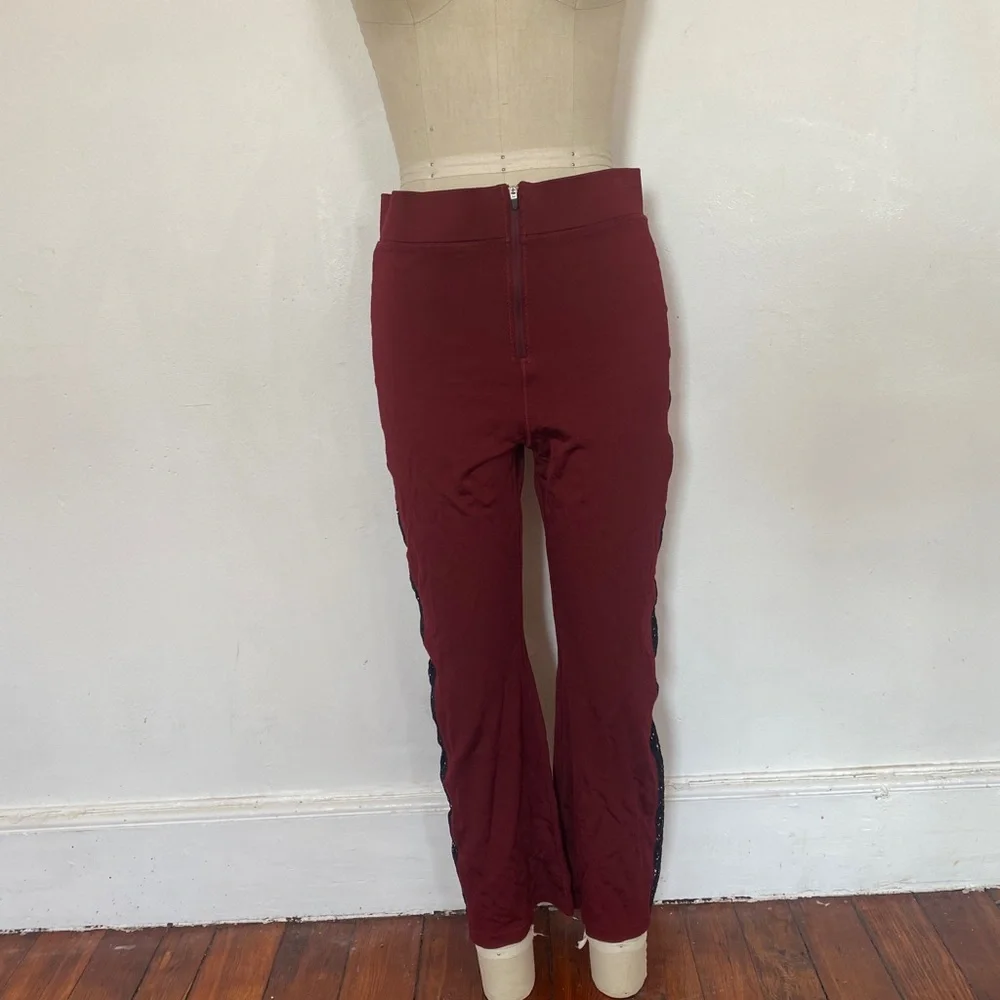 Ganni pants with lace inset size small or medium - Picture 4 of 5